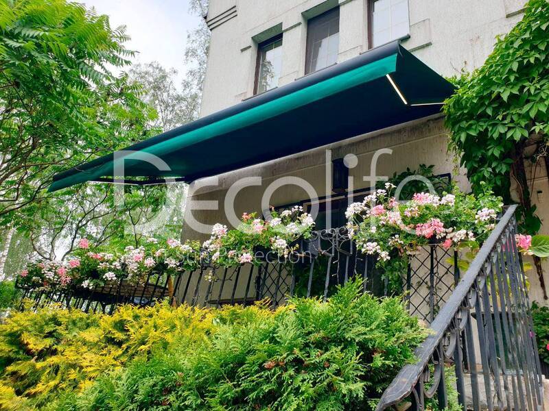 Cassette awning Decolife G500 with backlight in elbows - 