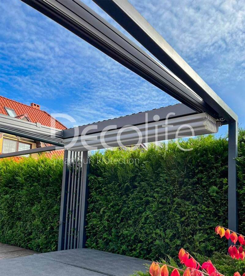 Sliding awning Decolife Vario Project Light, implemented by partner LLC ''European Sun Protection Systems'' - 