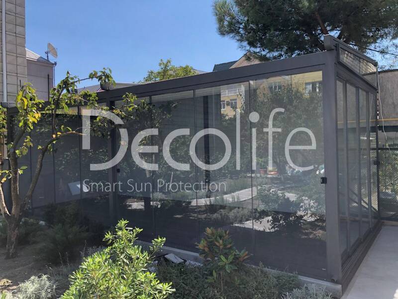 Pergola Decolife Basic&Pro New + Sliding glazing S200 - 