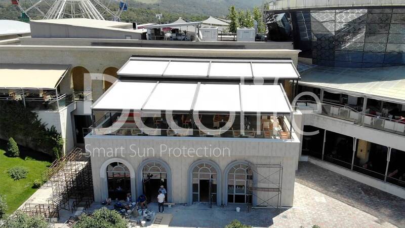 Tent pergolas Decolife Project Light, implemented by partner ''TENT VERTEX'' - 