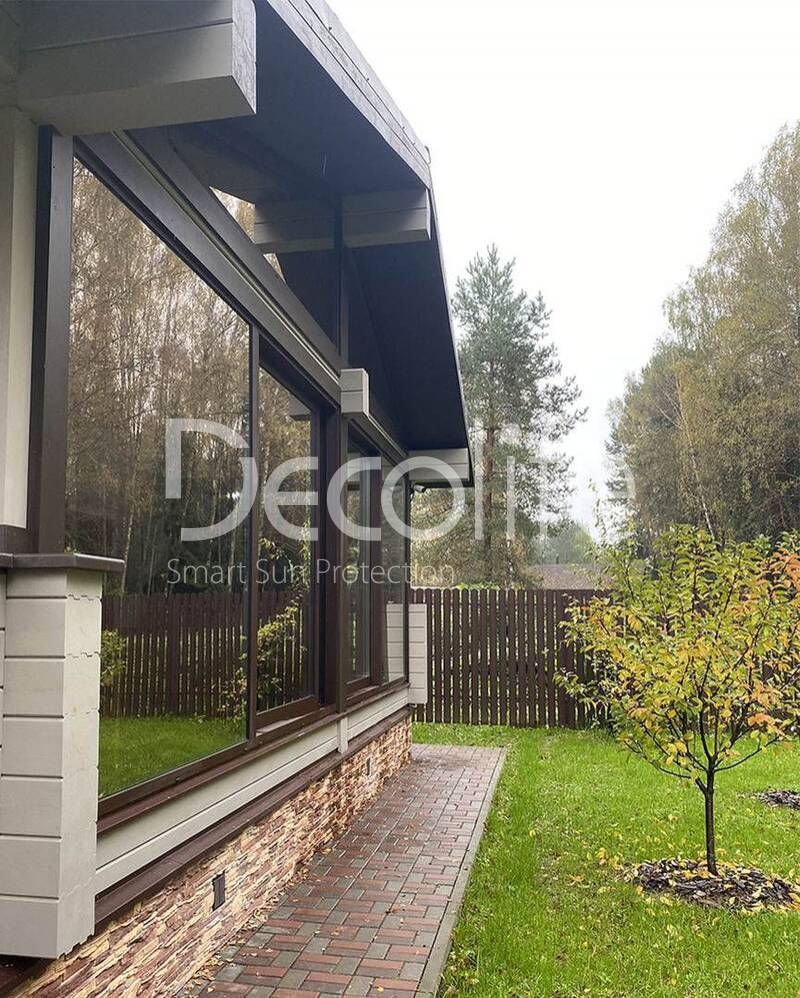 Panoramic sliding doors Decolife HS162 with thermal break (warm series), implemented by partner ''Lux Terras'' - 