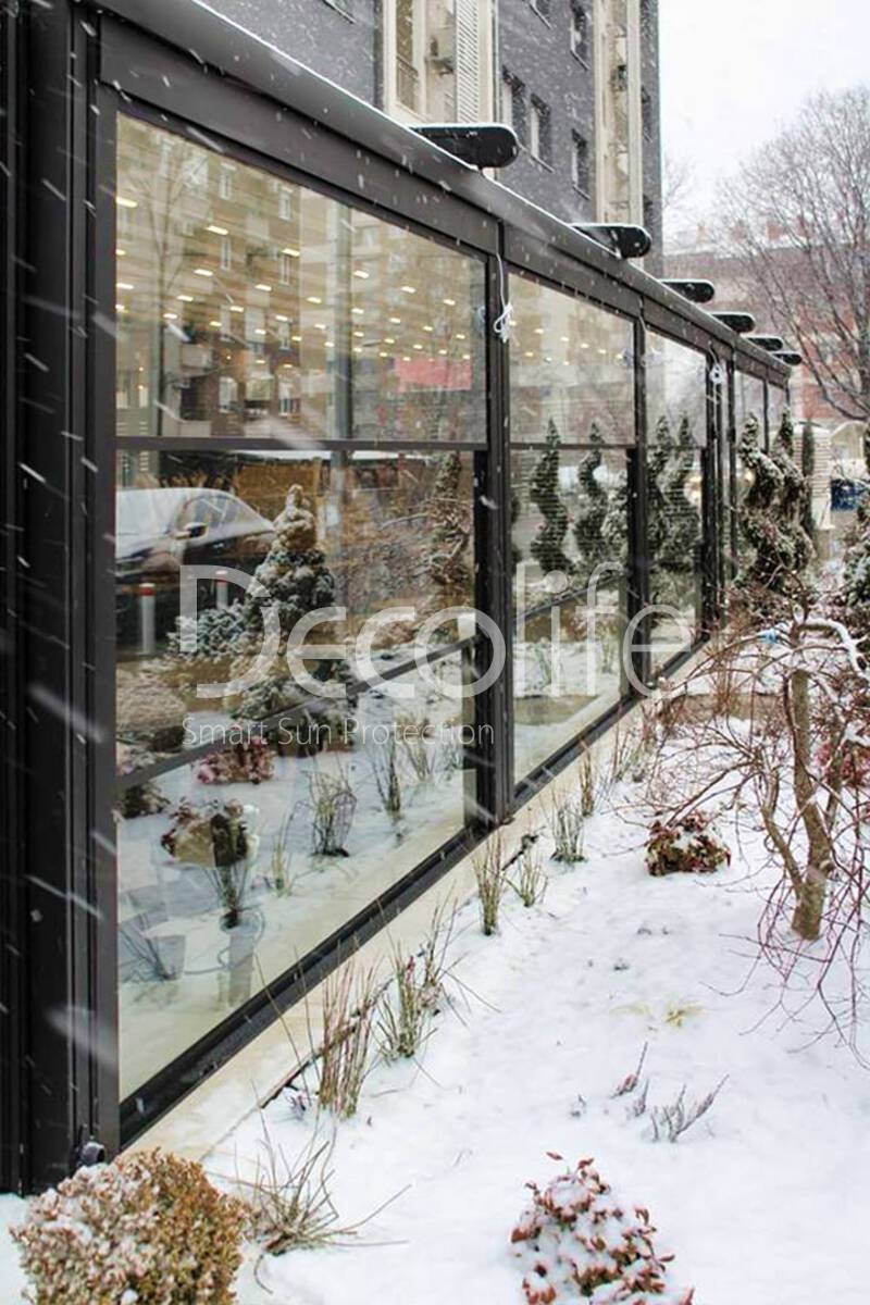 Pergola Decolife Basic&Pro New + guillotine windows W600 - 