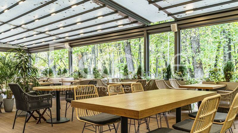 Awning pergola Decolife Basic&Pro New + Vertical system Zip 130 - 