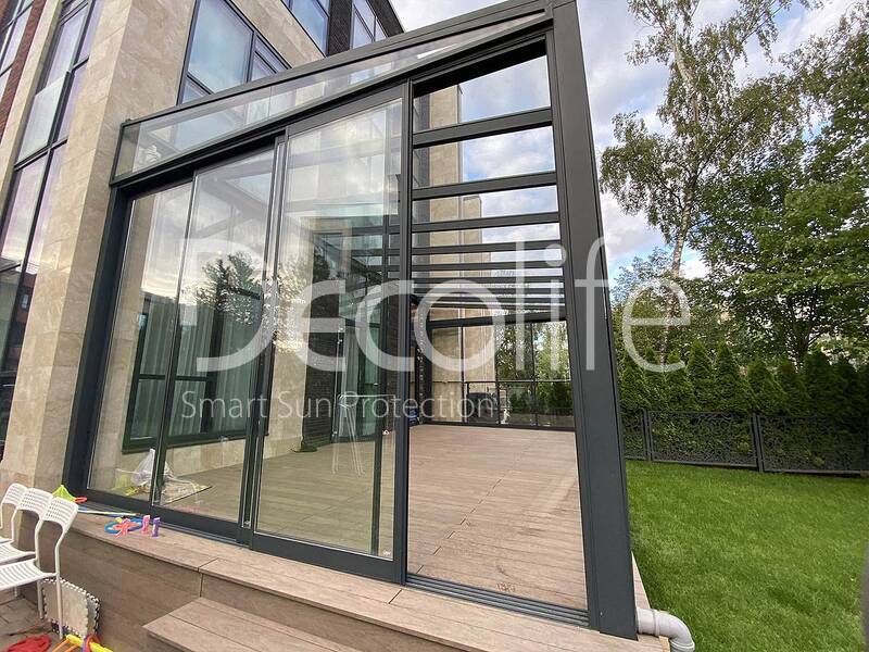 Winter Garden Decolife + Frame sliding glazing S500, implemented by partner Lux Terras - 