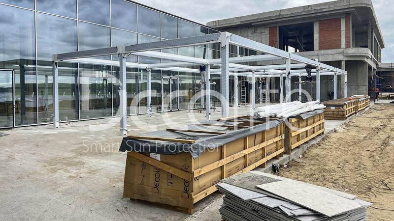 Pergola Bioclimatic B500-20P, - object was implemented by partner OOO ''STELL MS'' - 