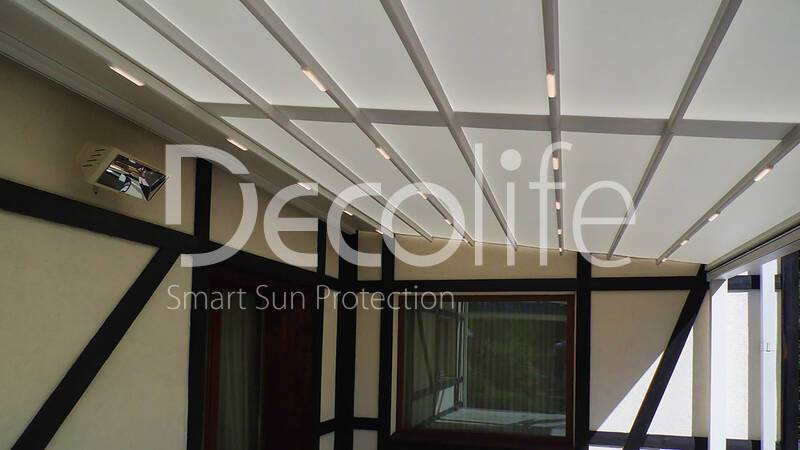 Wall pergola for terrace Decolife Basic&Pro New - 