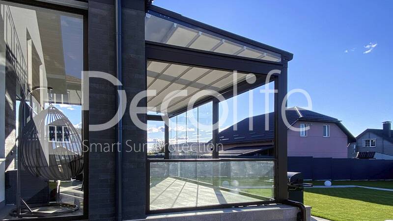 Tent pergola Decolife Project Light + W500 + S200 + FC48 - 