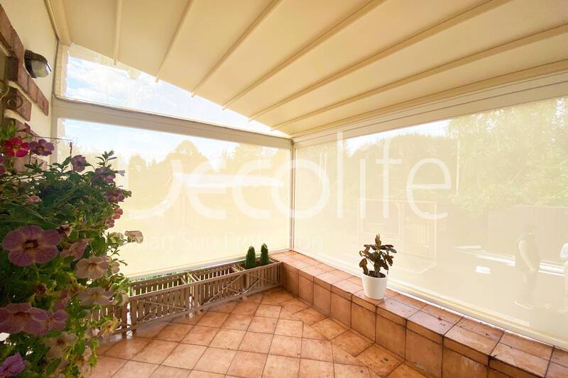Pergola Decolife Project Light + Vertical system Zip 130 - 