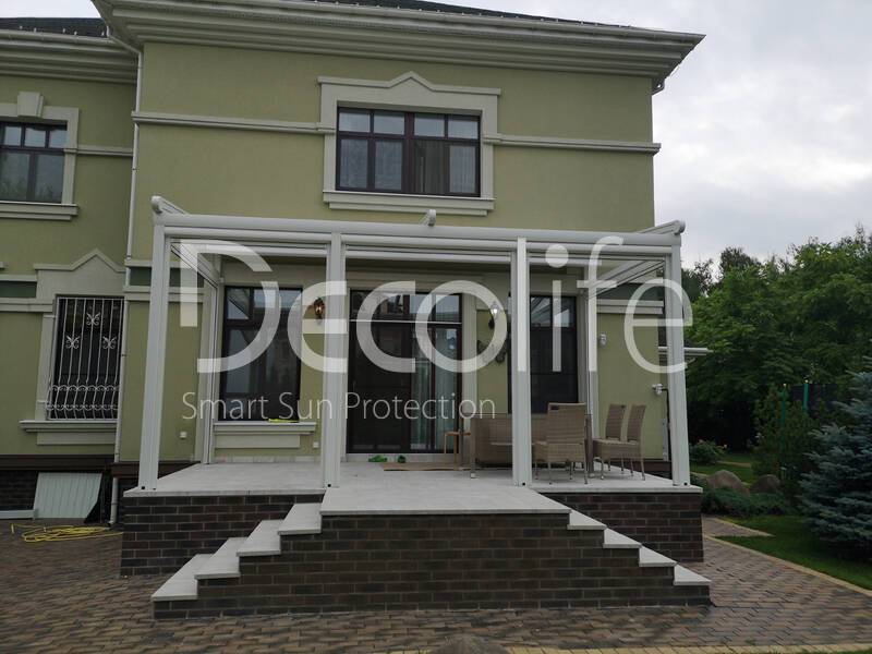 Pergola Decolife Project Light + Vertical system Zip 100 - 