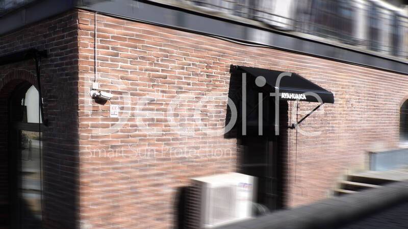 Awning Decolife G400 Italy with flexo printing for cafes and restaurants - 