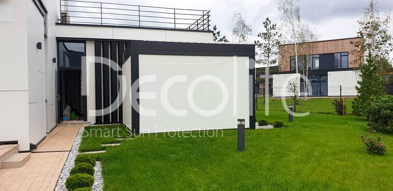 Pergola Decolife B500-25P + Vertical system Zip 130 - 