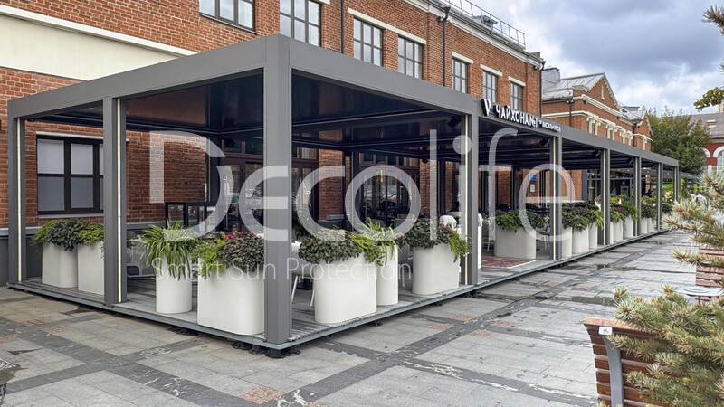 Decolife B600 PIR pergola with Termo insulation - 