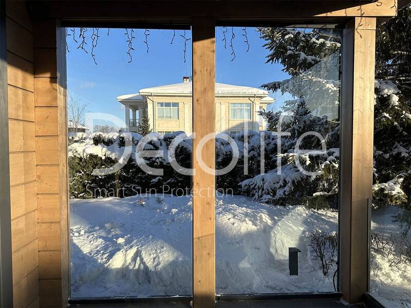 Sliding glazing Decolife S200, implemented by partner Lux Terras - 