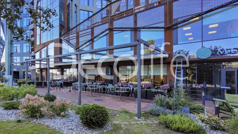Awning pergola Decolife Basic&Pro New, implemented by  partner LLC ''European Sun Protection Systems'' - 