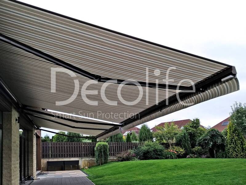 Awning Decolife G200 + Vertical system Zip 130 - 