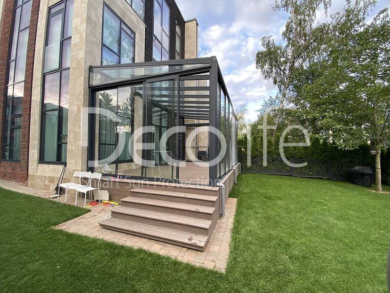Winter Garden Decolife + Frame sliding glazing S500, implemented by partner Lux Terras - 