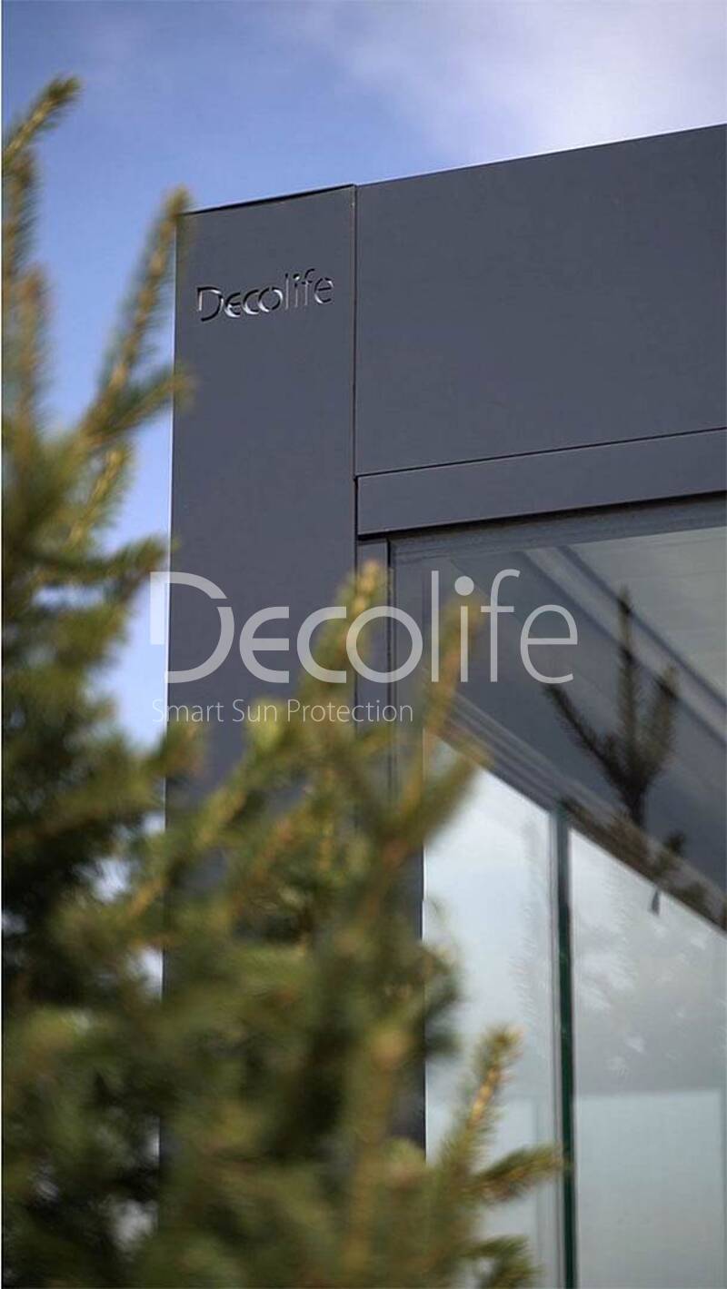 Pergola Decolife B600 PIR+ Sliding glazing S100, implemented by partner ''TENT VERTEX'' - 