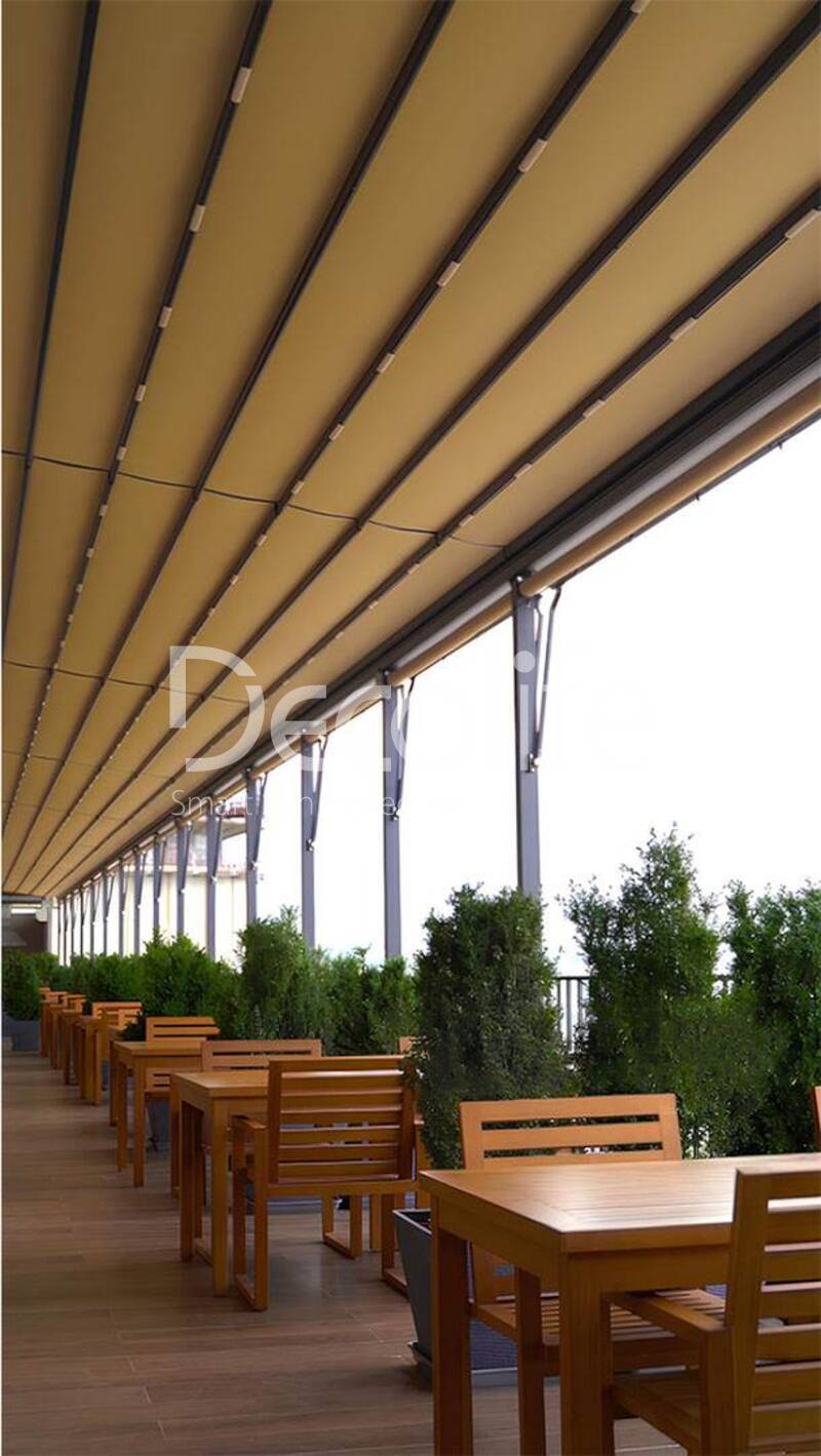 Tent pergola Decolife Basic&Pro New with awnings G400, implemented by partner ''TENT VERTEX'' - 