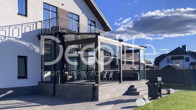 Tent pergola Decolife Project Light + W500 + S200 + FC48 - 