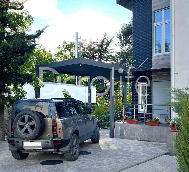 Bioclimatic pergolas Decolife B500-25P + B600 PIR  - 
