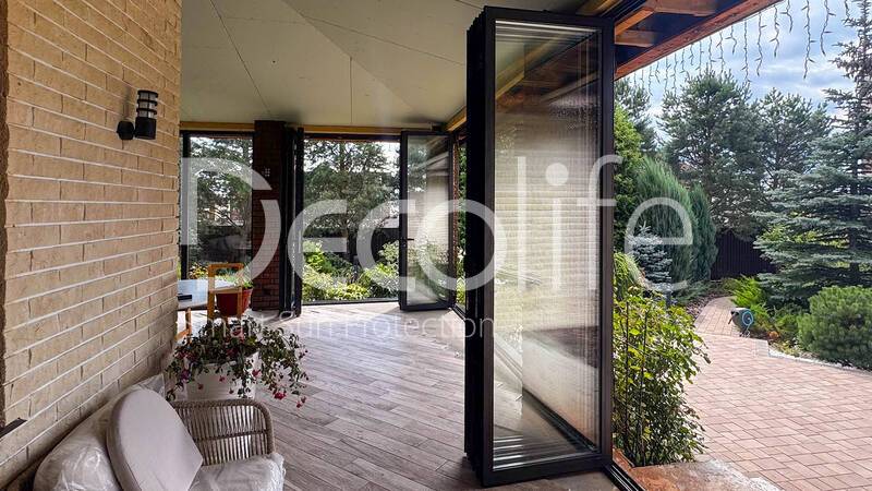 Decolife BF77 panoramic folding doors (with thermal break) + G500 - 