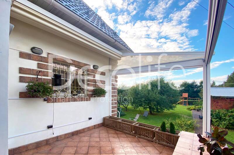 Pergola Decolife Project Light + Vertical system Zip 130 - 