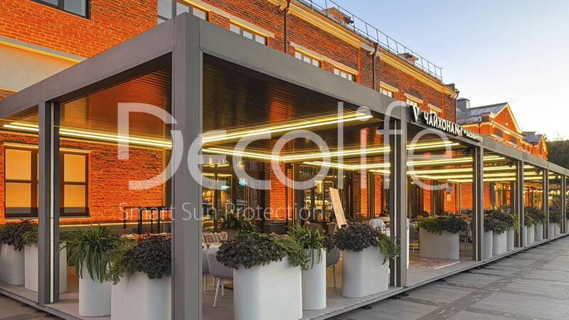 Decolife B600 PIR pergola with Termo insulation - 