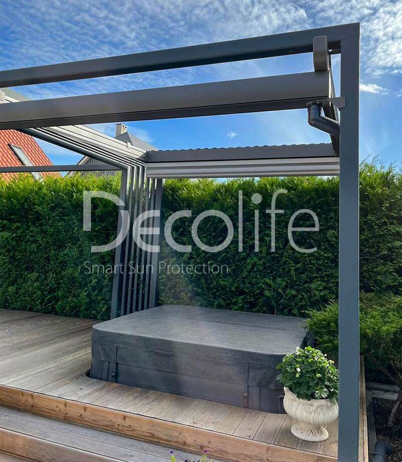 Sliding awning Decolife Vario Project Light, implemented by partner LLC ''European Sun Protection Systems'' - 