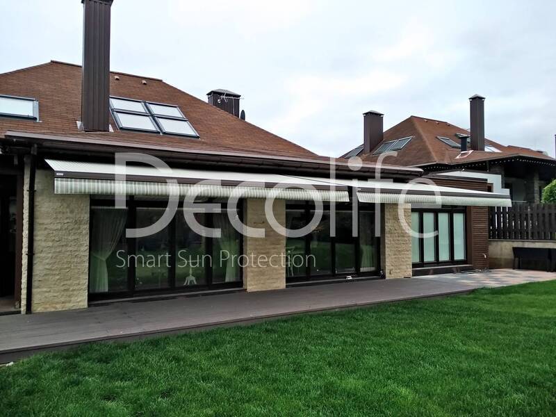 Awning Decolife G200 + Vertical system Zip 130 - 