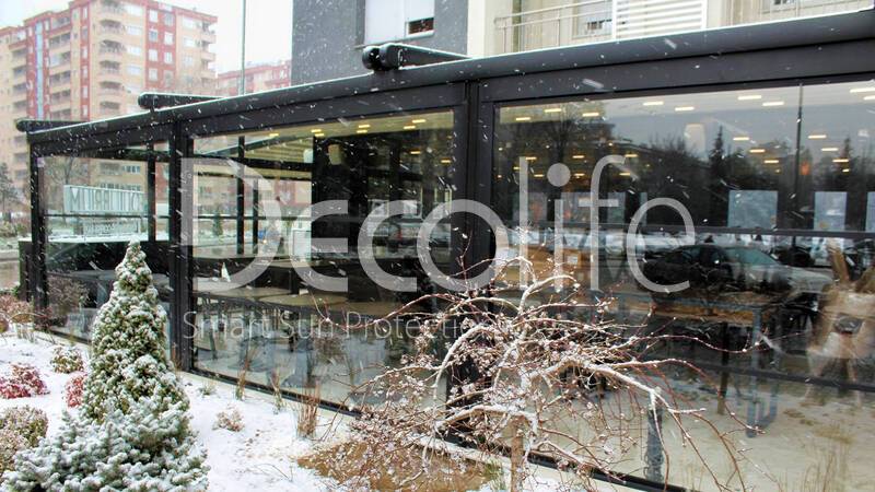 Pergola Decolife Basic&Pro New + guillotine windows W600 - 