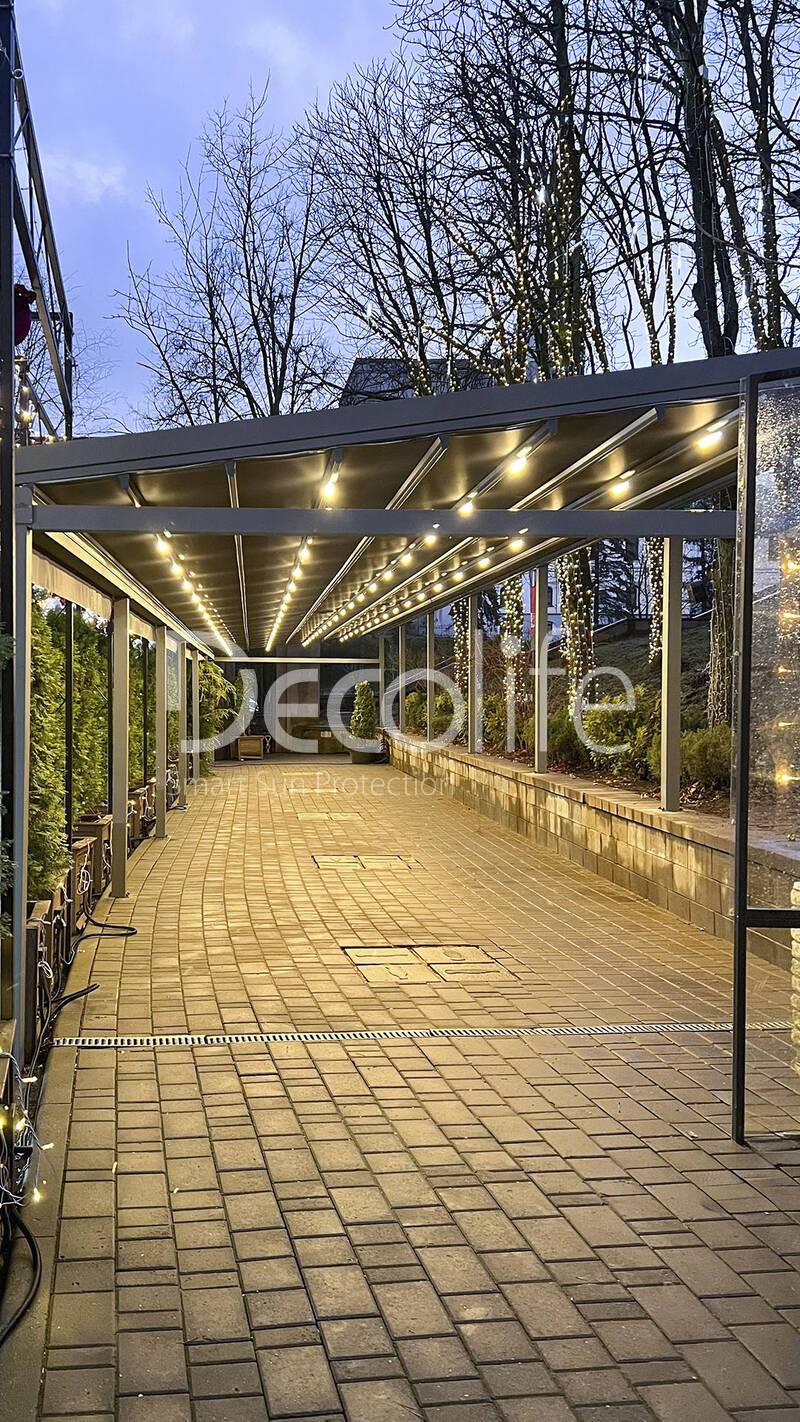 Decolife Freestanding Awning Pergola - 