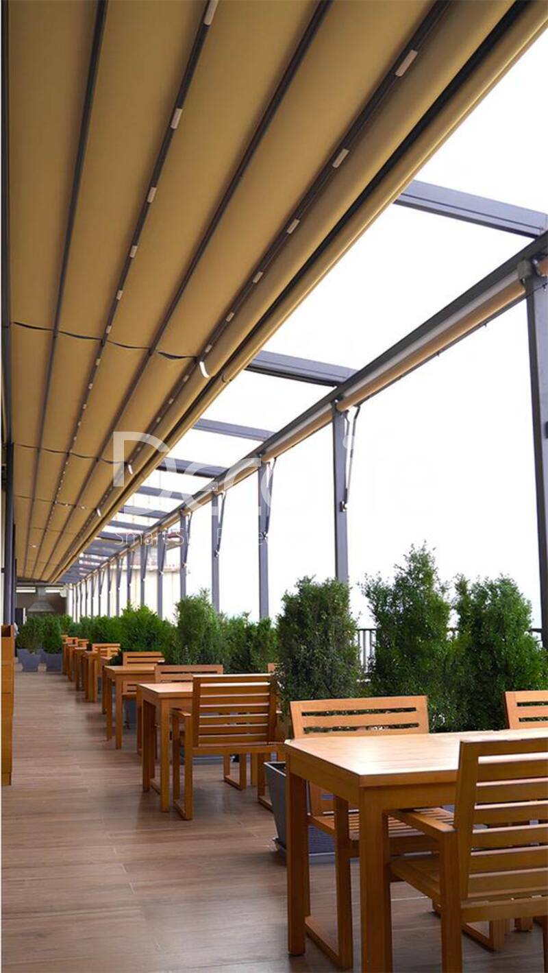 Tent pergola Decolife Basic&Pro New with awnings G400, implemented by partner ''TENT VERTEX'' - 
