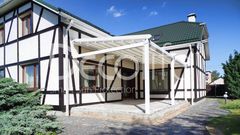Wall pergola for terrace Decolife Basic&Pro New - 