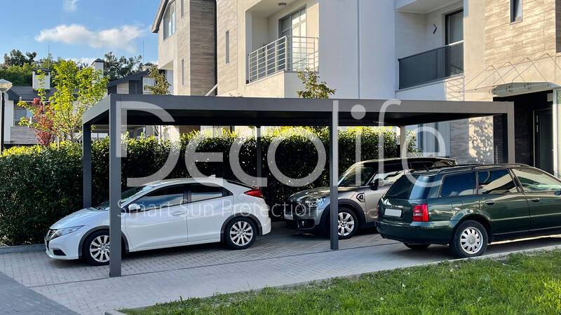 Bioclimatic pergolas Decolife B500-25P + B600 PIR  - 