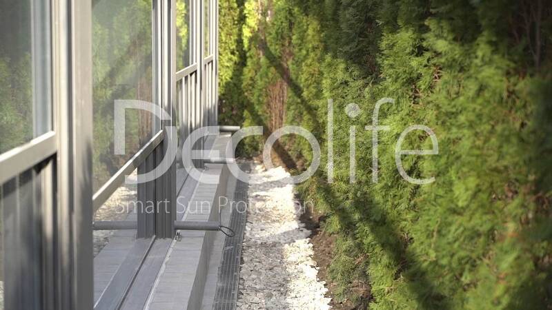 Pergola Decolife B600 PIR + Lifting glazing W700 with thermal break (warm series), implemented by partner ''TENT VERTEX'' - 