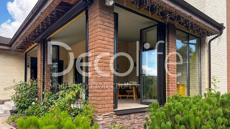 Decolife BF77 panoramic folding doors (with thermal break) + G500 - 