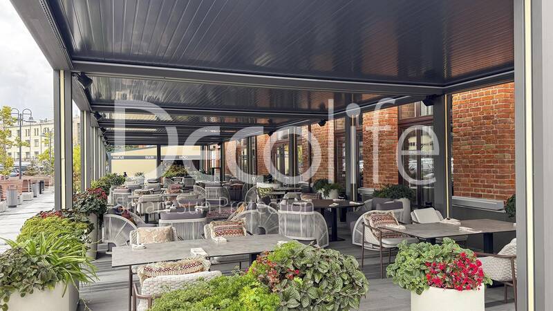 Decolife B600 PIR pergola with Termo insulation - 