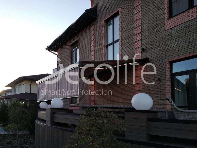 Cassette awning Decolife G700 with vario shuttlecock - 