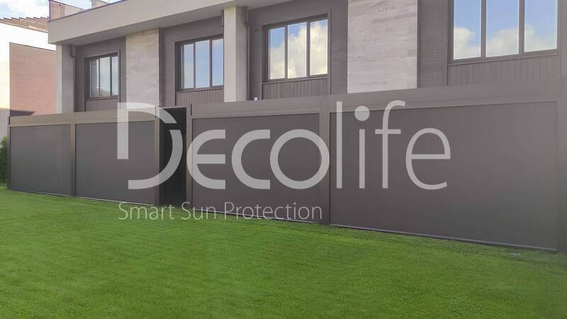 Bioclimatic Decolife B500 Pergola + Zip 130 Vertical System - 