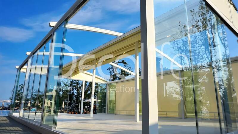Pergola Decolife Arka Twin + Frameless glazing S100 - 