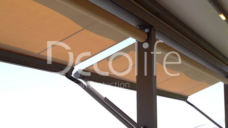 Tent pergolas Decolife Project Light, implemented by partner ''TENT VERTEX'' - 