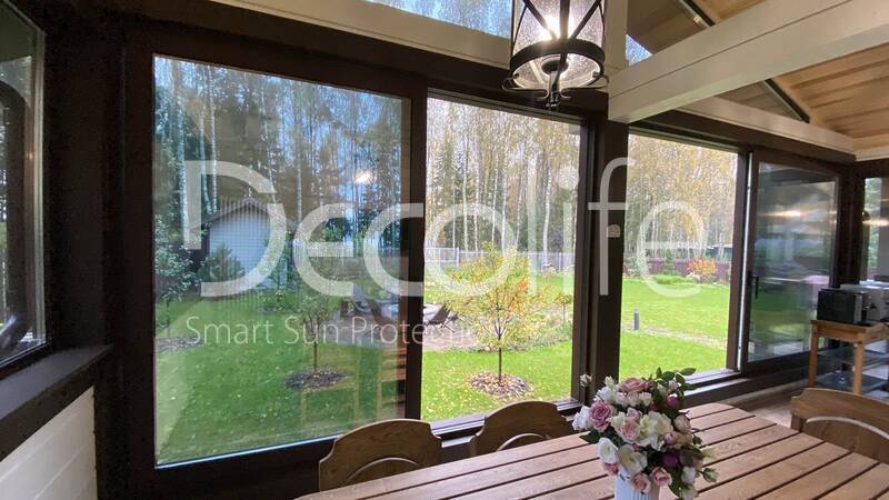 Panoramic sliding doors Decolife HS162 with thermal break (warm series), implemented by partner ''Lux Terras'' - 
