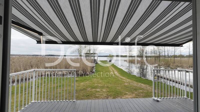 Cassette awning Decolife G500 with backlight in arms - 