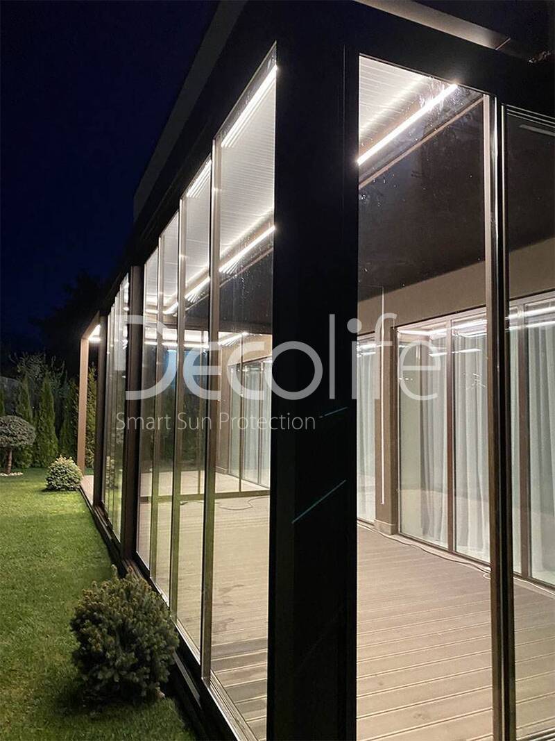 Pergolas Decolife Bioclimatic B500-25P + B600 PIR- implemented by partner ''Lux Terras'' - 