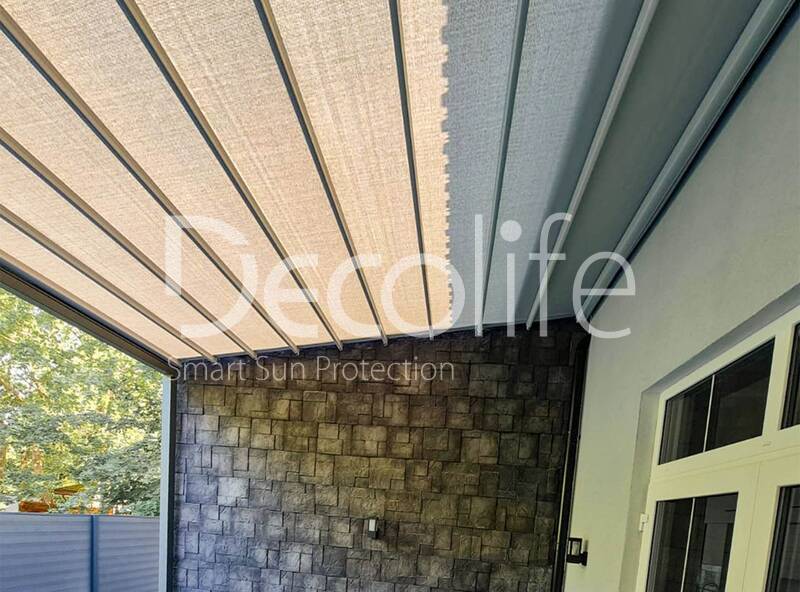 Awning pergola Decolife Project Light, implemented by our partner LLC ''European Sun Protection Systems'' - 