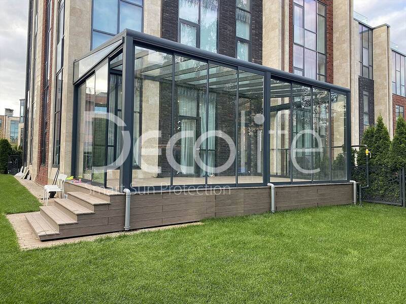 Winter Garden Decolife + Frame sliding glazing S500, implemented by partner Lux Terras - 