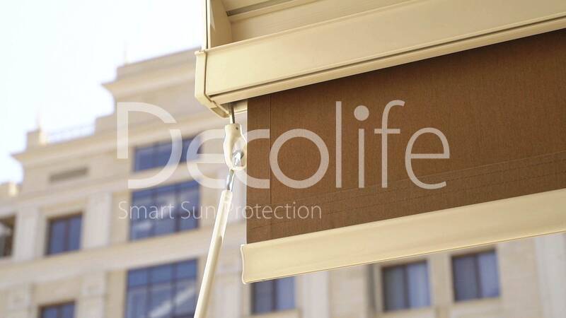 Cassette awning Decolife G700, implemented by partner ''TENT VERTEX'' - 