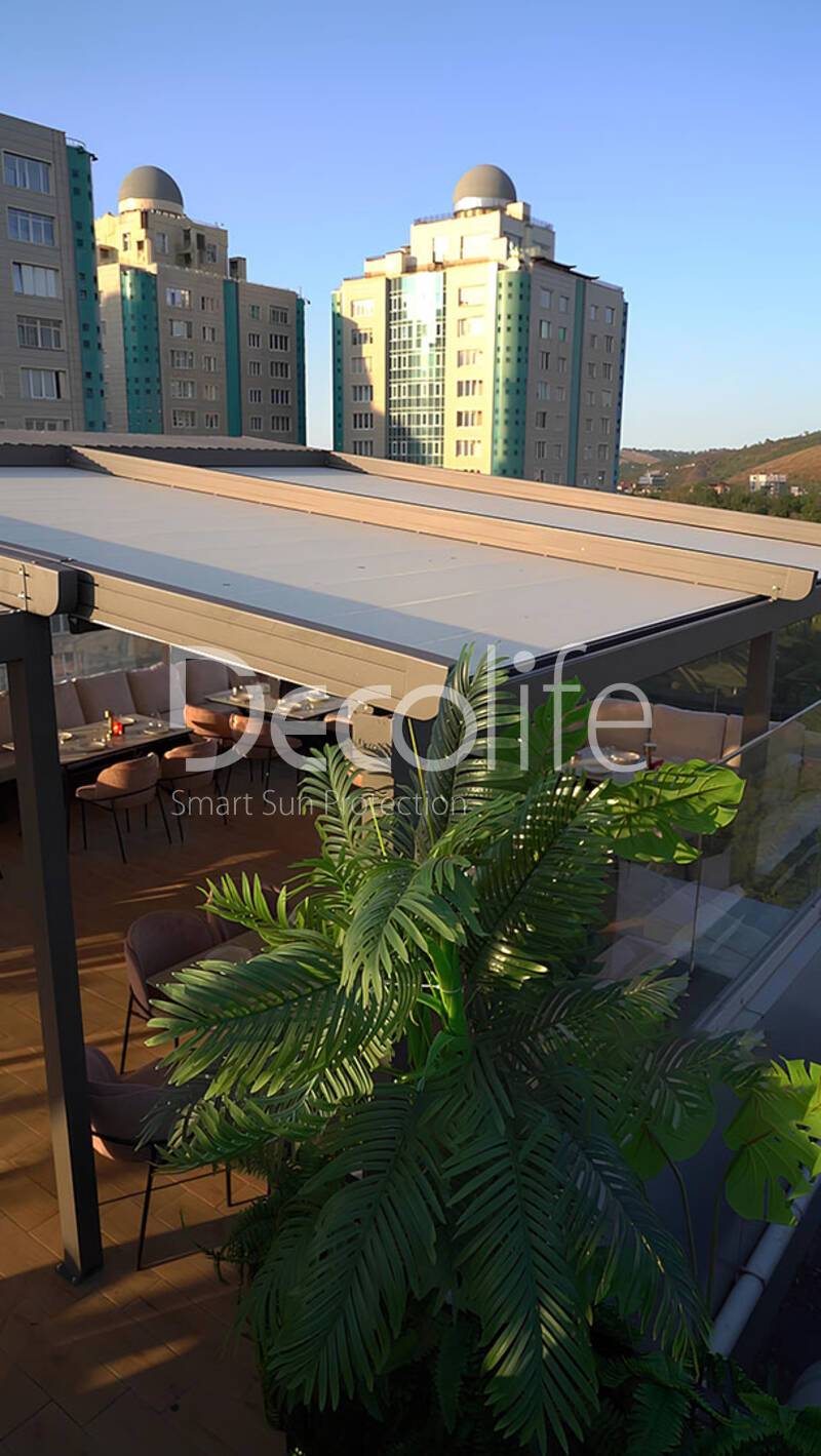 Tent pergola Decolife Basic&Pro New + awnings G400, implemented by partner ''TENT VERTEX'' - 