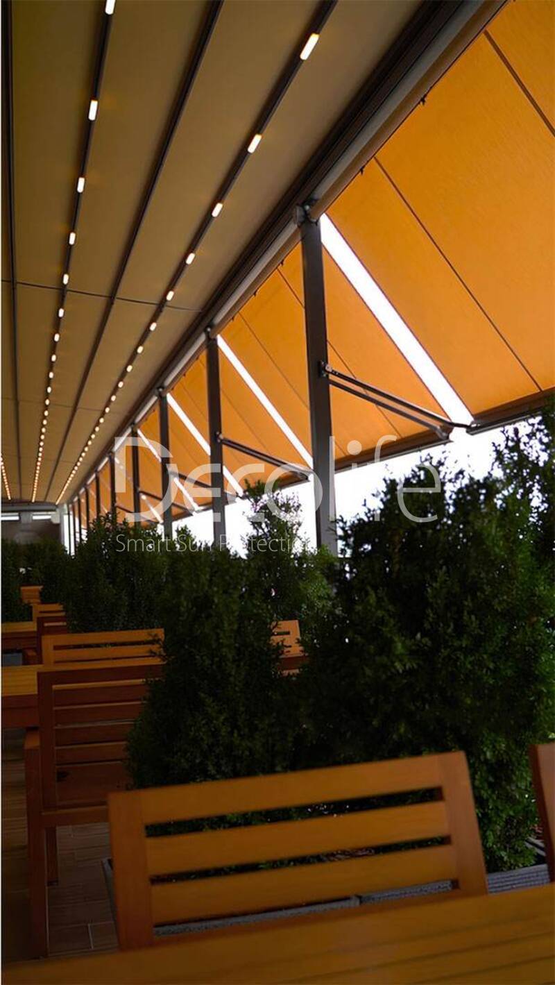 Tent pergola Decolife Basic&Pro New with awnings G400, implemented by partner ''TENT VERTEX'' - 