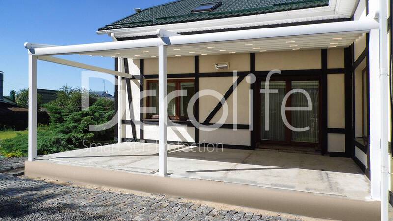 Wall pergola for terrace Decolife Basic&Pro New - 